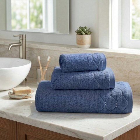 RĘCZNIK LUMIA (08) 50 X 90 CM GRANATOWY