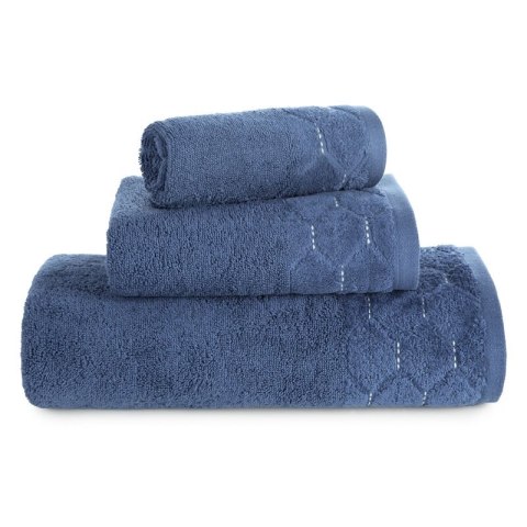 RĘCZNIK LUMIA (08) 70 X 140 CM GRANATOWY