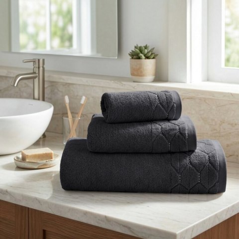 RĘCZNIK LUMIA (09) 30 X 50 CM CZARNY