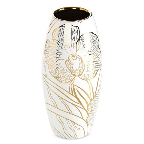 WAZON DEKORACYJNY GLEN (01) O 14 X 30 CM BIAŁY