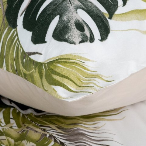 KOMPLET POŚCIELI BAWEŁNIANEJ AMBER 220 X 200 CM BIAŁY