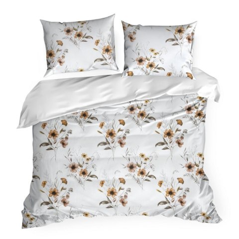 KOMPLET POŚCIELI BAWEŁNIANEJ CELINE 220 X 200 CM BIAŁY