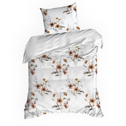 KOMPLET POŚCIELI BAWEŁNIANEJ CELINE 220 X 200 CM BIAŁY