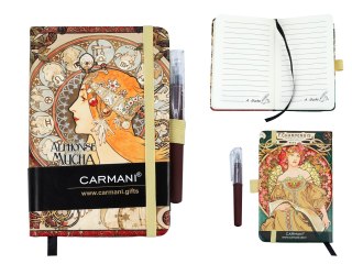 Notes A6 - inspirowany malarstwem A. Mucha (CARMANI)