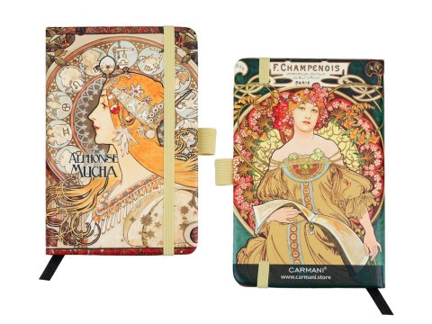 Notes A6 - inspirowany malarstwem A. Mucha (CARMANI)