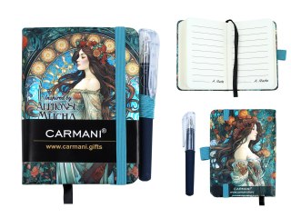 Notes A7 - inspirowany malarstwem A. Mucha (CARMANI)