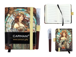 Notes A7 - inspirowany malarstwem A. Mucha (CARMANI)