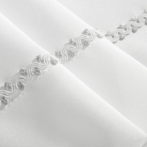 OBRUS ELIMA 140 X 180 CM BIAŁY