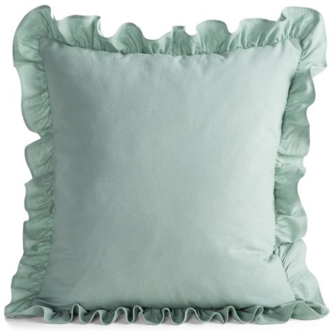 POSZEWKA FALBANKA 45 X 45 CM SZAŁWIOWY