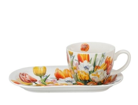 Pl Filiżanka Ze Spodkiem Tulipany