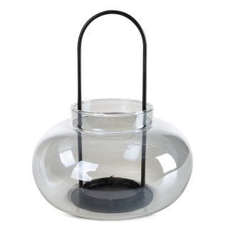 SZKŁO DEKORACYJNE 48897-0265 20 X 20 X 23 CM POPIELATY