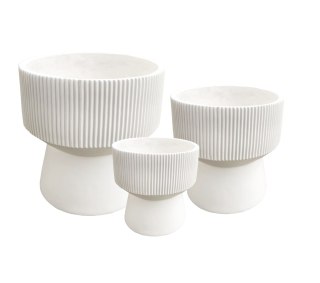 HEVRA Komplet 3 osłonek 44x44x48/38x38x41/30x30x32cm