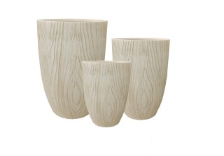 HEVRA Komplet 3 osłonek 44x44x64/34x34x56/24,5x24,5x44cm