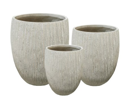 HEVRA Komplet 3 osłonek 53x53x65,5/41,5x41,5x54,5/31x31x43cm