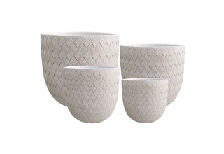 HEVRA Komplet 4 osłonek 44x44x42/36x36x35/30x30x30/24x24x24cm