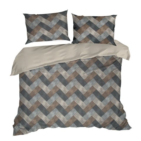 KOMPLET POŚCIELI SATYNOWEJ SPRING 15 220 X 200 CM BEŻOWY