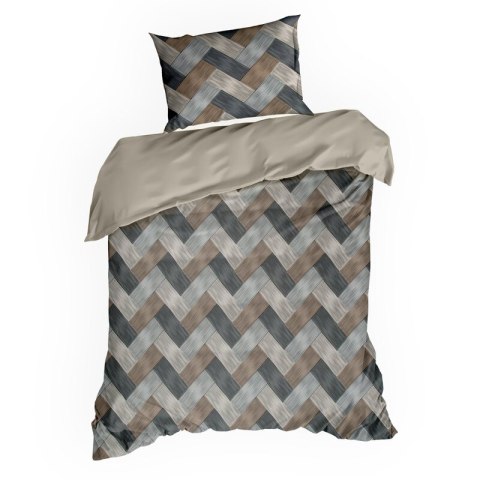 KOMPLET POŚCIELI SATYNOWEJ SPRING 15 220 X 200 CM BEŻOWY