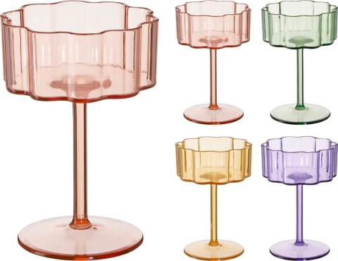 Kieliszek do koktajli z tworzywa AS 230ml 4 kolory do wyboru