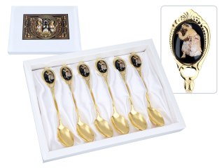 Kpl. 6 łyżeczek - Motyw Grecki (CARMANI)