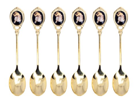 Kpl. 6 łyżeczek - Motyw Grecki (CARMANI)