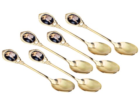 Kpl. 6 łyżeczek - Motyw Grecki (CARMANI)