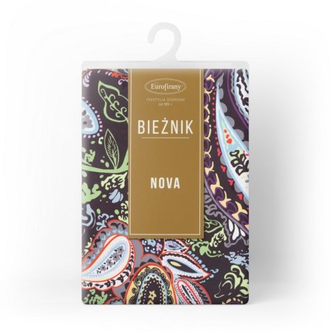 OBRUS ADINA 35 X 180 CM CZARNY