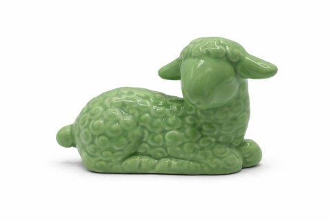 BARANEK CERAMICZNY PASTELOWY ZIELONY DUŻY