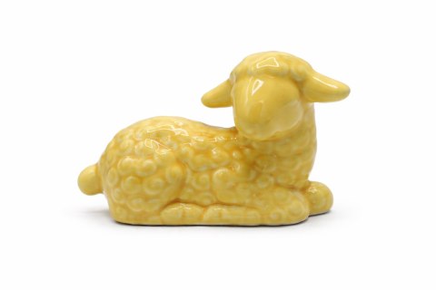 BARANEK CERAMICZNY ŻÓŁTY DUŻY