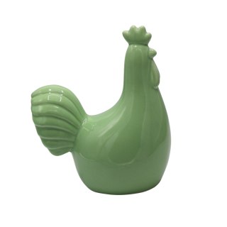 KOGUT CERAMICZNY PASTELOWY ZIELONY DUŻY