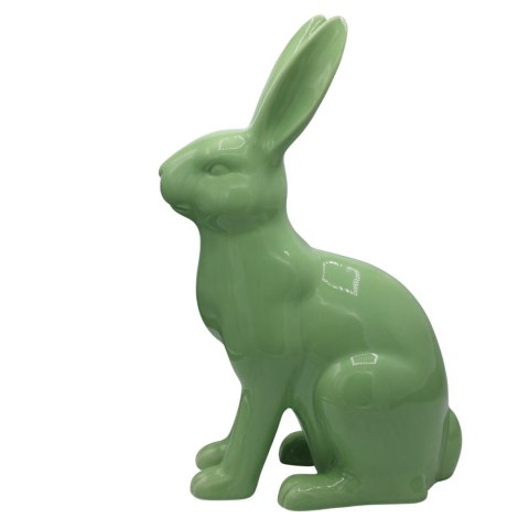 KRÓLIK CERAMICZNY PASTELOWY ZIELONY DUŻY