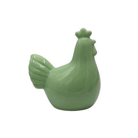 KURA CERAMICZNA PASTELOWA ZIELONA DUŻA