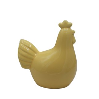 KURA CERAMICZNA ŻÓŁTA MAŁA