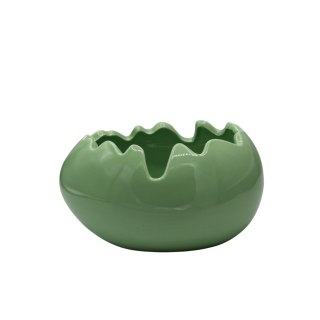 SKORUPKA CERAMICZNA PASTELOWA ZIELONA DUŻA