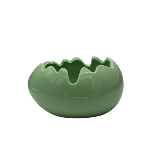 SKORUPKA CERAMICZNA PASTELOWA ZIELONA DUŻA