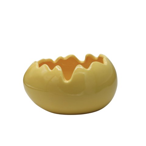 SKORUPKA CERAMICZNA ŻÓŁTA ŚREDNIA
