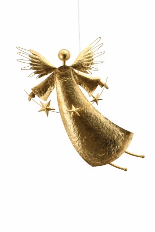 ANIOŁ METALOWY ZŁOTY MAŁY