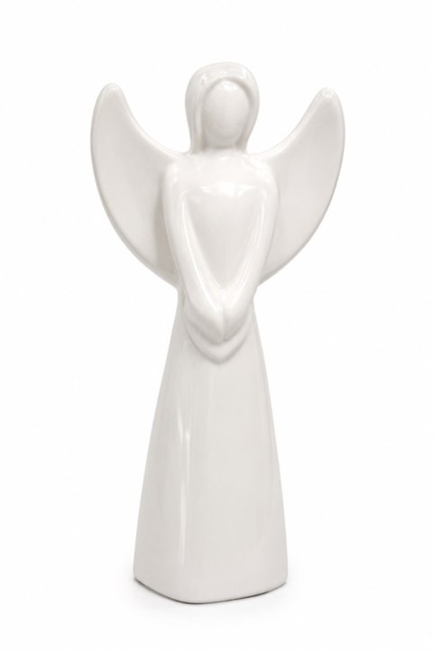 ANIOŁ CERAMICZNY BIAŁY