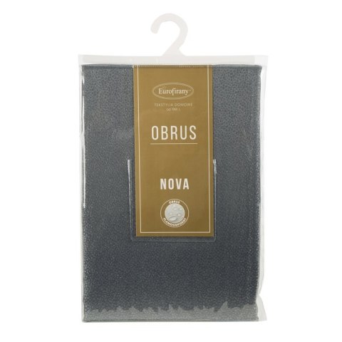OBRUS EDNA 140 X 220 CM STALOWY