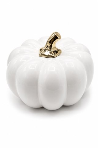 DYNIA CERAMICZNA BIAŁO-ZŁOTA MAXI 23 cm