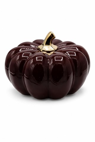 DYNIA CERAMICZNA ŚLIWKOWO-ZŁOTA MEGA 26 cm