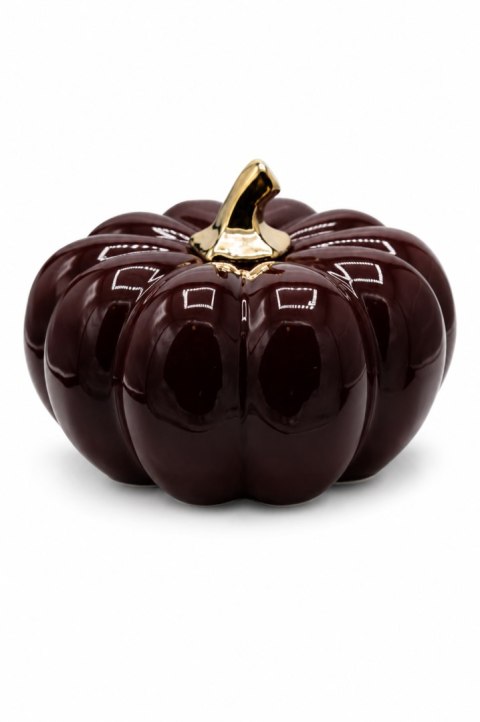 DYNIA CERAMICZNA ŚLIWKOWO-ZŁOTA MEGA 26 cm