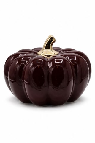 DYNIA CERAMICZNA ŚLIWKOWO-ZŁOTA MAXI 23 cm