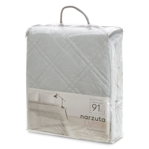 NARZUTA D91 LUIZ 8 220 X 240 CM SREBRNY