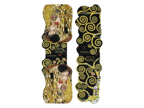 Kpl. Notes magnetyczny i 2 zakładki magnetyczne - G. Klimt, Drzewo życia, Pocałunek (CARMANI)