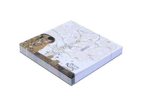 Kpl. Notes magnetyczny i 2 zakładki magnetyczne - G. Klimt, Drzewo życia, Pocałunek (CARMANI)