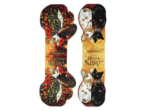 Kpl. Notes magnetyczny i 2 zakładki magnetyczne - Inspirowane malarstwem G. Klimt (CARMANI)