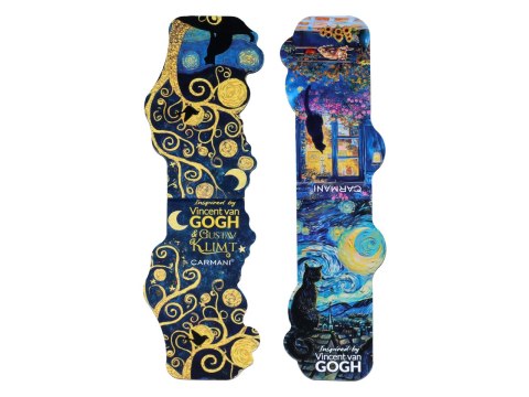 Kpl. Notes magnetyczny i 2 zakładki magnetyczne - Inspirowane malarstwem V. van Gogh (CARMANI)