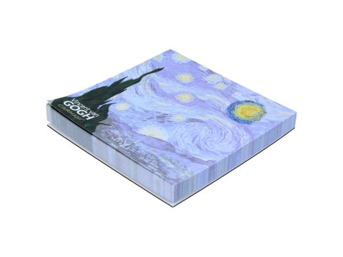 Kpl. Notes magnetyczny i 2 zakładki magnetyczne - V. van Gogh, Gwiaździsta Noc (CARMANI)