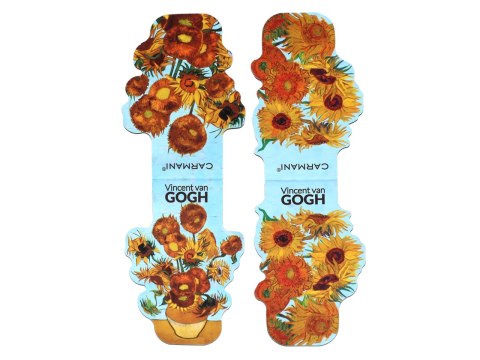 Kpl. Notes magnetyczny i 2 zakładki magnetyczne - V. van Gogh, Słoneczniki (CARMANI)
