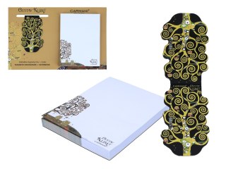 Kpl. Notes magnetyczny i magnes - G. Klimt, Drzewo życia (CARMANI)